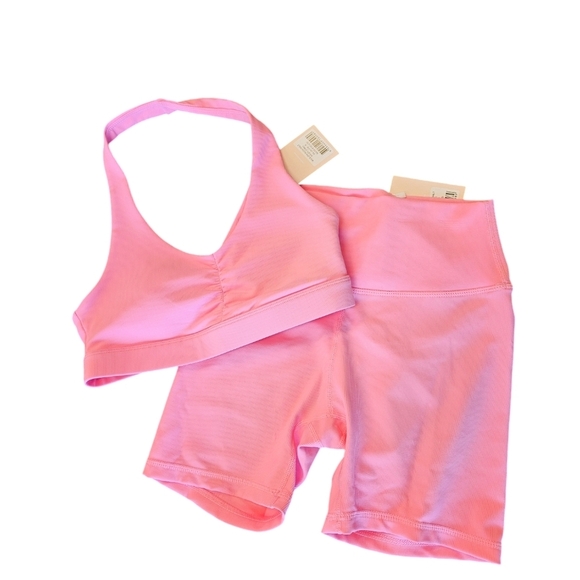 Wilo The Label 2pk Ruch Halt Short Pink Set NEW - Picture 6 of 6